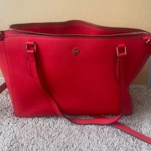 beautiful Tory Burch Red satchel bag